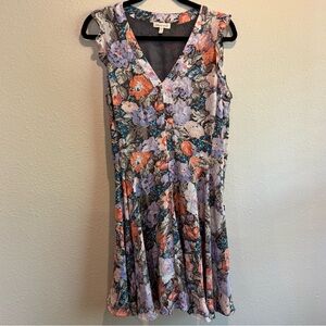 REBECCA TAYLOR Floral Silk Dress | Size 10